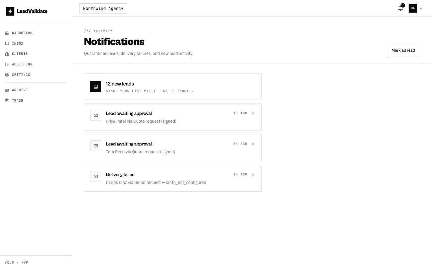 Notifications